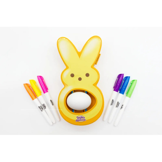 Zestaw kreatywny Jajko Malowanko Królik do malowania jajek żółty
