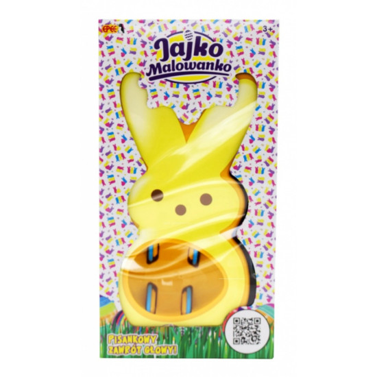 Zestaw kreatywny Jajko Malowanko Królik do malowania jajek żółty