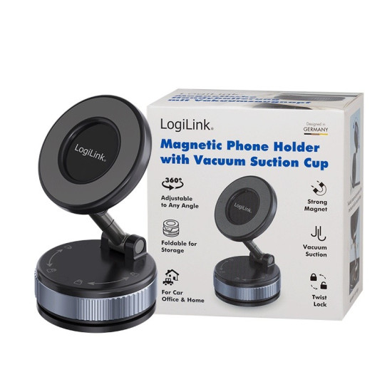 Magnetyczny uchwyt na smartphone z przyssawką