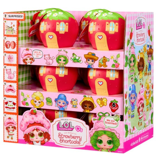 L.O.L Surprise Laleczka w truskawkowym domku mix