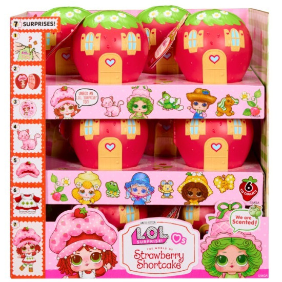 L.O.L Surprise Laleczka w truskawkowym domku mix