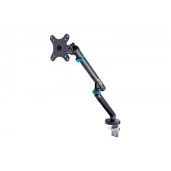 Ramię biurkowe pojedyncze z zaciskiem i sprężyną mechaniczną 1x LCD max. 35