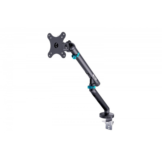 Ramię biurkowe pojedyncze z zaciskiem i sprężyną mechaniczną 1x LCD max. 35