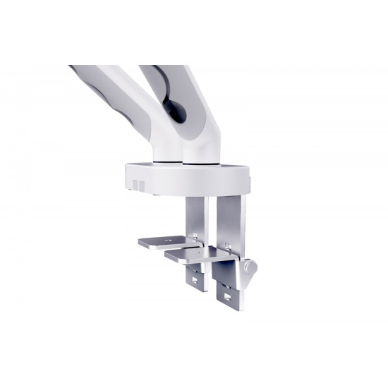 Ramię biurkowe podwójne z zaciskiem i sprężyną mechaniczną 2x LCD max. 35