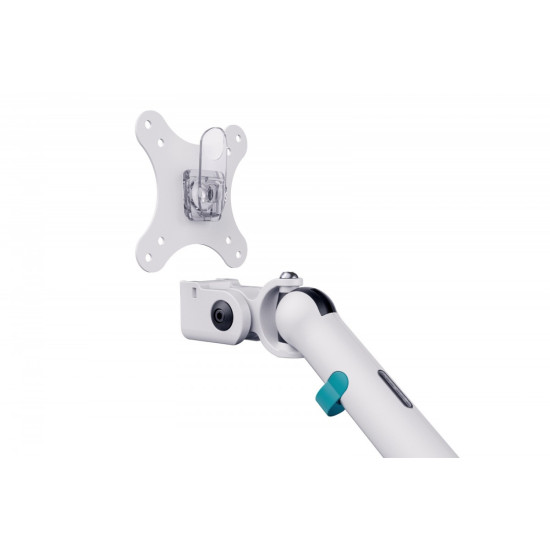 Ramię biurkowe podwójne z zaciskiem i sprężyną mechaniczną 2x LCD max. 35