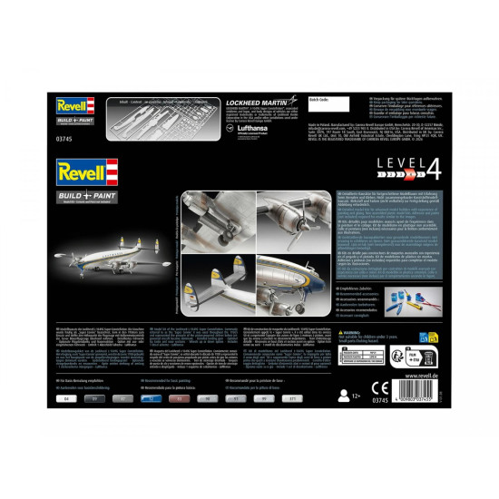 Model plastikowy Lockheed L.1049G Super Constellation Lufthansa 