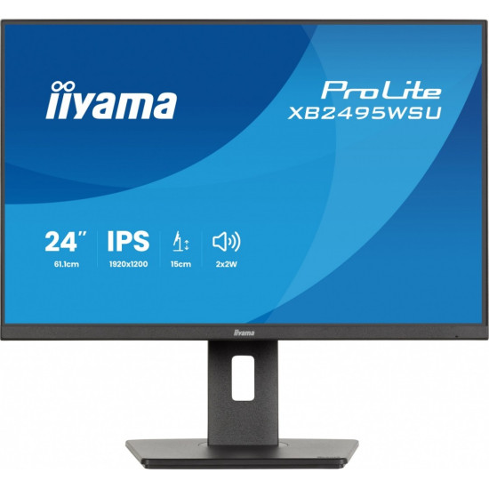 Monitor 24 cale XB2495WSU-B1  IPS,16:10,350cd,4ms,HDMI, 100Hz,1500:1, 4xUSB,2x2W,HAS150 (PIVOT) 