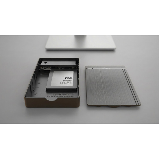 Obudowa na dysk zewnętrzny AK-87 SSD SATA / HDD 3.5