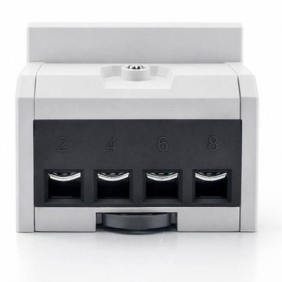 Trójfazowy elektroniczny licznik z resetem | miernik zużycia energii na szynę DIN | 400V | 100A | LCD | LED | 4P 