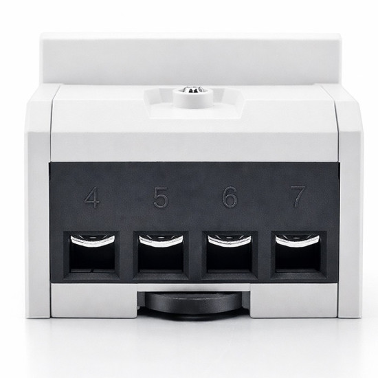 Trójfazowy elektroniczny licznik z resetem | miernik zużycia energii na szynę DIN | 400V | 100A | LCD | LED | 4P 