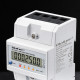 Trójfazowy elektroniczny licznik z resetem | miernik zużycia energii na szynę DIN | 400V | 100A | LCD | LED | 4P 