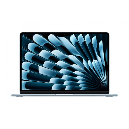 MacBook Air 13.6 cala: M5 10/10, 24GB, 1TB SSD, bez zasilacza - Błękitny