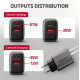 Ładowarka sieciowa ACU-PQ67 PD&QC 67W 2-port GaN, USB-A + USB-C