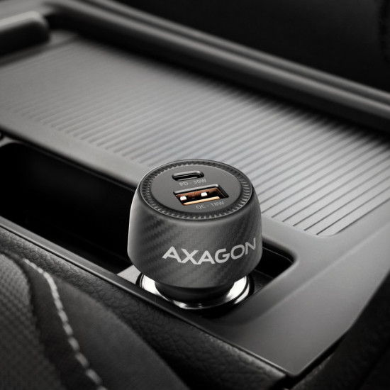 Ładowarka samochodowa PWC-PQ48 48W z 2 portami, PD3.0, QC4+