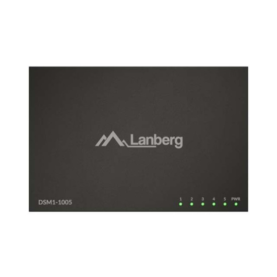 Switch DSM1-1005 5X 1GB/S niezarządzalny Gigabit Ethernet Desktop 12V ( obudowa metalowa) 