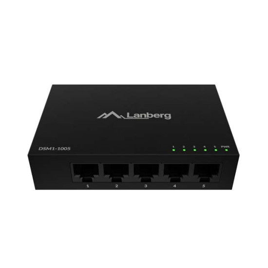 Switch DSM1-1005 5X 1GB/S niezarządzalny Gigabit Ethernet Desktop 12V ( obudowa metalowa) 