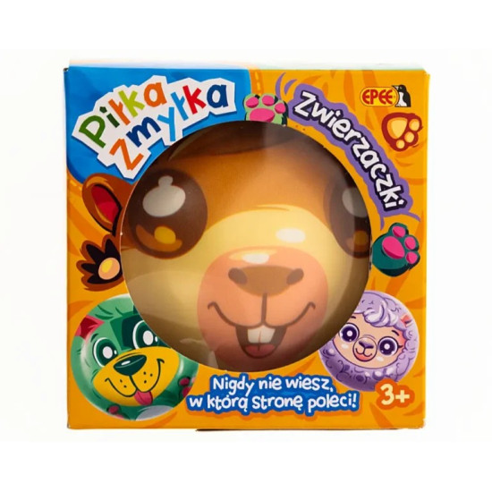 Piłka Zmyłka Zwierzaki Display 12 sztuk