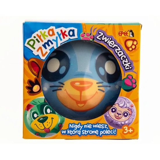 Piłka Zmyłka Zwierzaki Display 12 sztuk