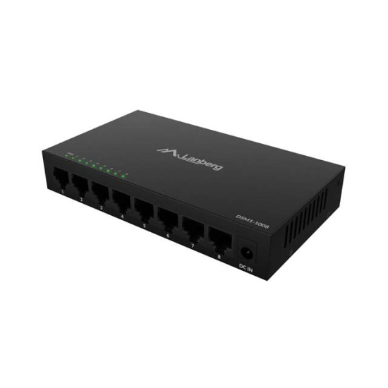 Switch DSM1-1008 8X 1GB/S niezarządzalny Gigabit Ethernet Desktop 12V ( obudowa metalowa) 