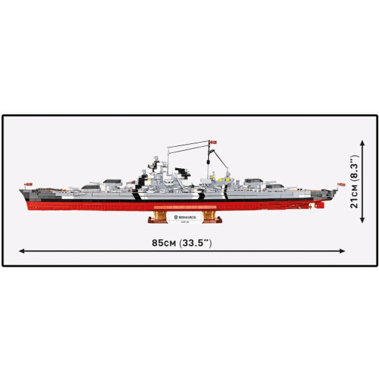 Klocki Battleship Bismarck 3204 klocków