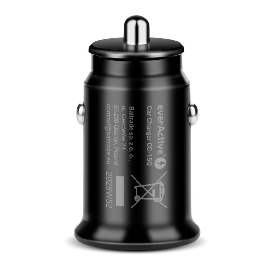 Ładowarka samochodowa CC-15Q QC3.0 18W 1XUSB