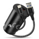 Ładowarka samochodowa CC-15QC QC3.0 18W 1XUSB + kabel USB-C 1m