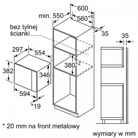 Kuchnia mikrofalowa BFL520MB0