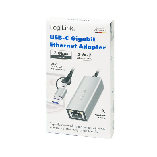 Adapter USB-C do Gigabit Ethernet + USB 