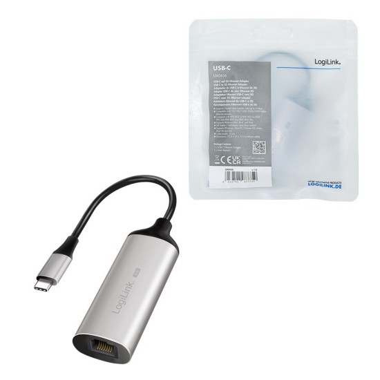Adapter ethernet USB-C/ M 3.2 Gen1 do RJ45 