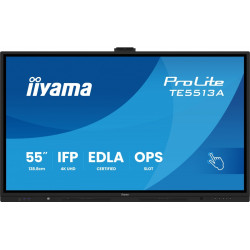 Monitor interaktywny 55 cali TE5513A-B2AG INFRARED,40pkt,IPS,4K,7H,500cd/m2,      WiFi,USB, ANDROID 14, Google EDLA,2x20W, UCHWYT ŚCIENNY 