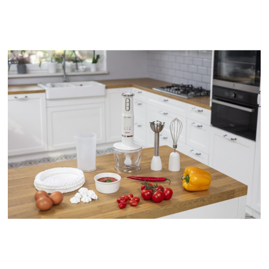 Blender ręczny zestaw MBL-43 biały