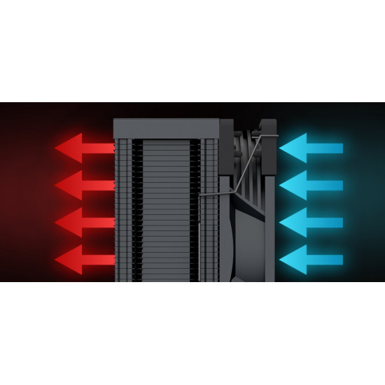 Chłodzenie powietrzne Volcano 0C T100 120 czarne