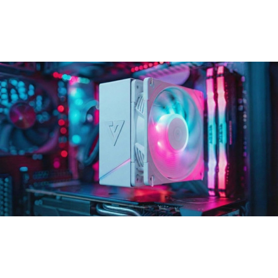 Chłodzenie powietrzne Volcano 0C T201 ARGB 120 białe