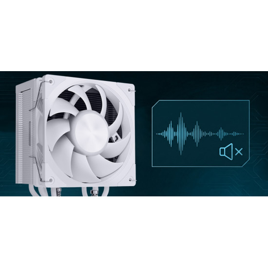 Chłodzenie powietrzne Volcano 0C T201 120 białe