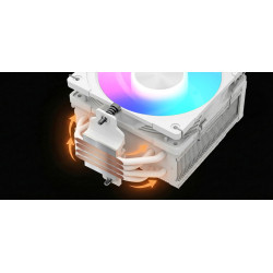 Chłodzenie powietrzne Volcano 0C T202 LCD ARGB 120 białe