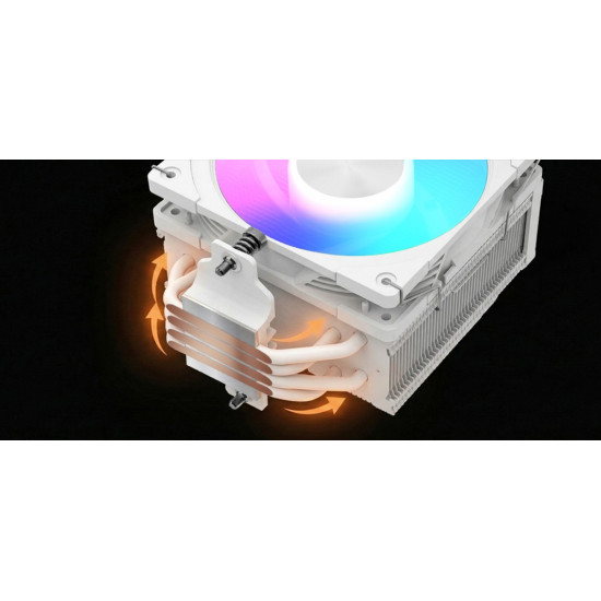 Chłodzenie powietrzne Volcano 0C T202 LCD ARGB 120 białe
