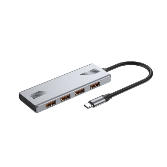 HUB USB 3.2 (Gen 2) typu C, 4 porty USB-A 