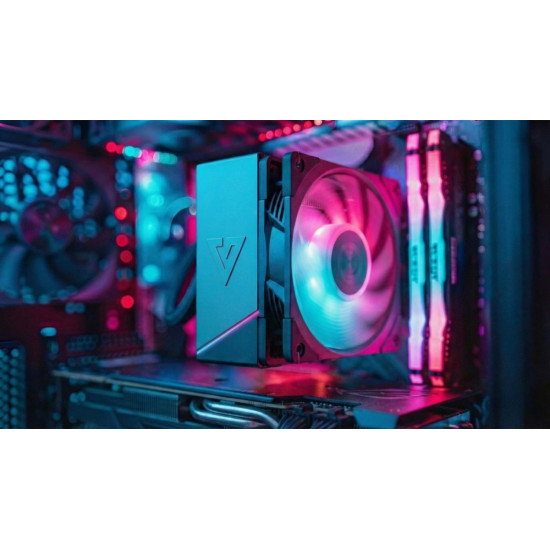 Chłodzenie powietrzne Volcano 0C T701 ARGB 120 czarne