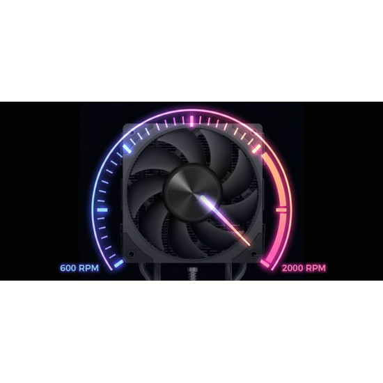 Chłodzenie powietrzne Volcano 0C T701 120 czarne