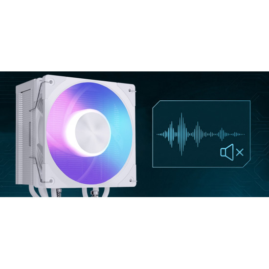 Chłodzenie powietrzne Volcano 0C T721 ARGB 120 białe