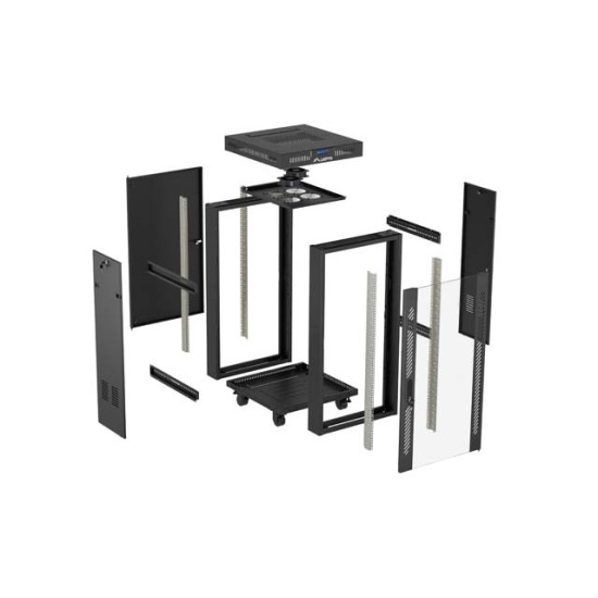 Szafa instalacyjna rack stojąca 19