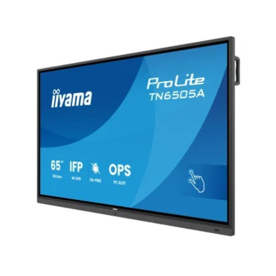 Monitor 65 cali TN6505A-B1AG IPS,4K,40pkt,500cd,nonOS,1200:1,5ms,    DeepContrast-IR+, 1xVGA,2xHDMI,DP,USB-C(PD65W),2xRJ45,2x20W,PiP,PbP,UCHWYT ŚCIENN