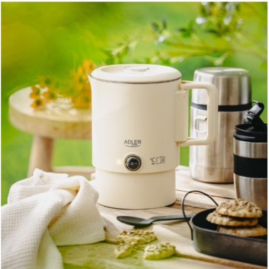Czajnik turystyczny 0,8 l beżowy AD 1388 