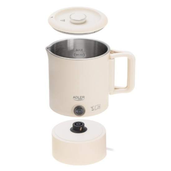 Czajnik turystyczny 0,8 l beżowy AD 1388 