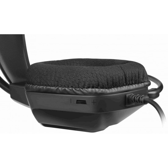 Słuchawki nauszne z mikrofonem GOTHIC czarne