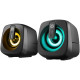 Głośniki komputerowe J1 2.0 6W LED USB czarne 