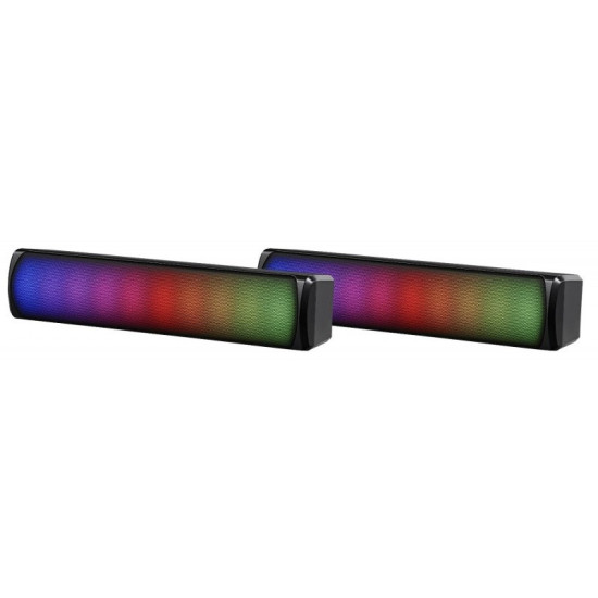 Głośniki komputerowe SKYPULSE 2.0 60W + bluetooth RGB