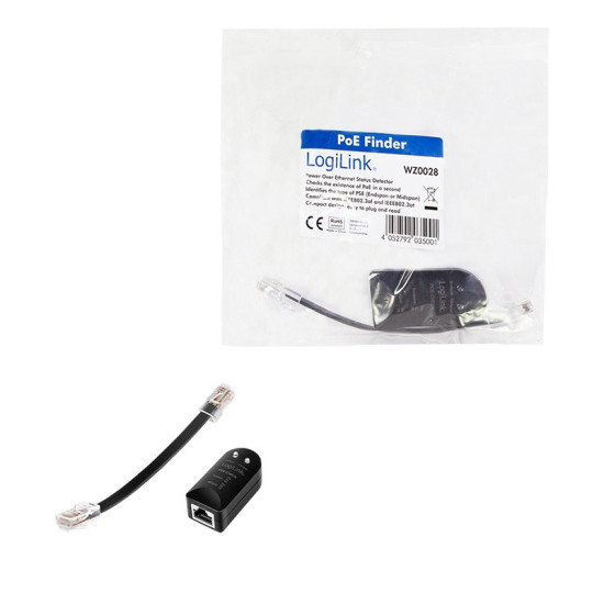 PoE finder, czujnik stanu zasilania 