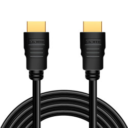 Kabel HDMI 4K/60Hz, CCS , czarny, 1m 