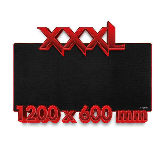 Podkładka pod mysz XXXL dla graczy, czarna